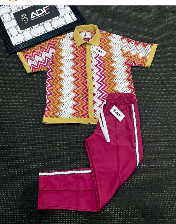 purpleT-shirt and pant